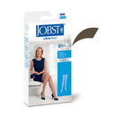 Jobst Ultrasheer 15-20 mmHg Compression Stocking, Espresso with lace silicone strap for circulation support. Moovkart