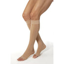 Jobst UltraSheer 20-30 mmHg Knee High Compression Stockings, Open Toe, Natural, for varicose veins, swelling and leg discomfort relief. Moovkart