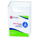 Dynarex Sterile Non Woven Six Ply Tracheostomy Drain Sponges with Precut Notch for IV Sites