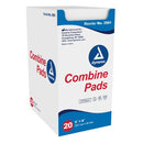 Dynarex Sterile 5 x 9 Inch ABD Combine Pads for Post Operative and Heavily Draining Wound Care