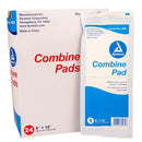 Dynarex Sterile 8 x 10 Inch ABD Combine Pads for Surgical Sites and Large Wound Absorbent Protection