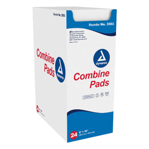 ABD Combine Pad Sterile 8 x 10 24/Box