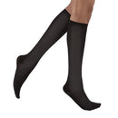 Jobst soSoft Knee High 15-20 mmHg Compression Socks, Black, Medium, 1 Pair, for comfort and leg circulation support. Moovkart
