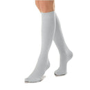 Jobst soSoft Knee-High Compression Socks 8-15 mmHg, Closed-Toe, white Pack of 2