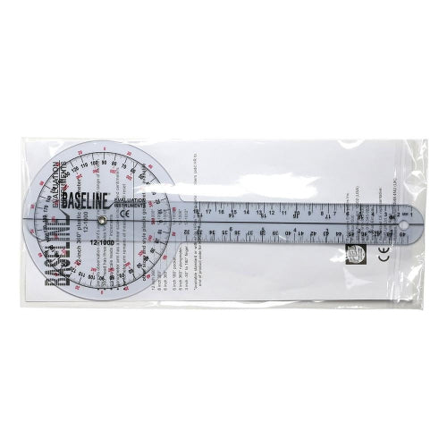 Baseline Plastic Goniometer, 12 Inches