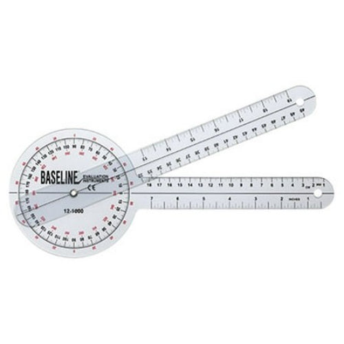 Baseline Plastic Goniometer, 12 Inches