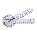 Baseline 8-Inches 360° Goniometer with clear plastic and inch-centimeter dual unit scale, Moovkart
