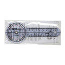 Baseline High Resolution Plastic Goniometer, 6 Inches, 360 Degree