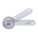 Baseline 6-inch plastic goniometer, high-resolution, for accurate joint measurements, lightweight, durable, Moovkart