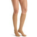 Jobst UltraSheer Knee-High Compression for improved circulation and relief from leg fatigue. Stylish and effective support, Moovkart.
