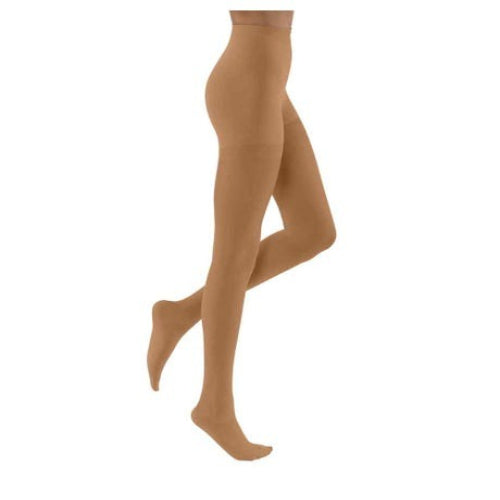 Jobst Ultrasheer 20-30mmHg compression pantyhose, medium, closed-toe, sun tan for leg support, Moovkart