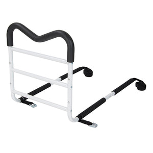 Drive Medical M-Rail Home Bed Assist Handle Rail, Powder-Coated Steel with Safety Strap