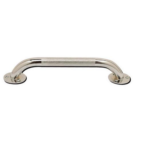 Drive Medical Grab Bar Knurled Chrome, 12 Inches