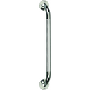 Drive Medical Grab Bar, Knurled Chrome, 18 Inches Durable and Slip-Resistant Support Accessory, Moovkart