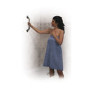 Drive Medical Grab Bar, 18 Inch Chrome Steel, Knurled Finish for Secure No-Slip Grip and Safety