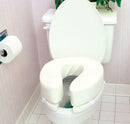 2 Inch Vinyl Cushion Toilet Seat with Foam Padding