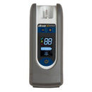 Drive Medical iGO2 Portable Oxygen Concentrator displaying pulse dose settings and user manual, Moovkart.