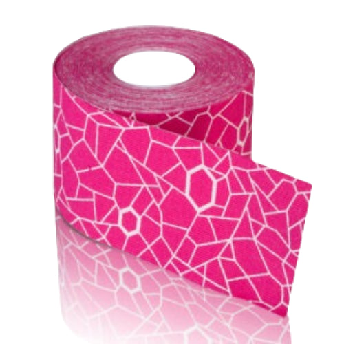TheraBand Kinesiology Tape STD Roll 2 x16.4' Pink/White