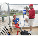 Blue Aircast Cryo Shoulder Cuff delivering compression and cold therapy for post-op shoulder recovery, Moovkart