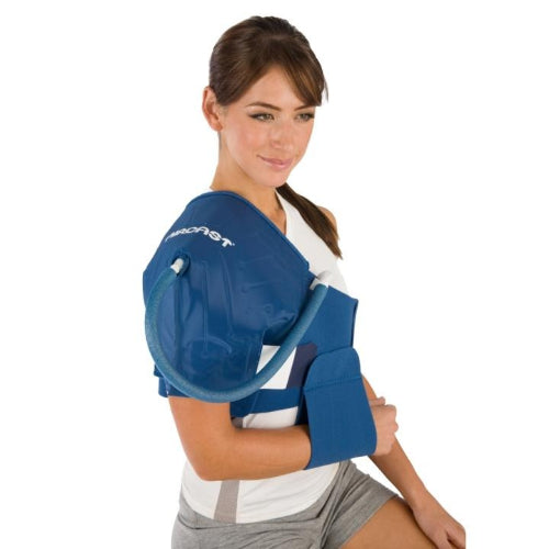Aircast Cryo Cuff for shoulder pain relief. Effective cold therapy with compression for shoulder injury and swelling, Moovkart.