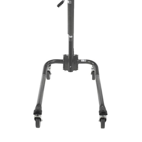 Drive Medical Hydraulic Patient Lift with Six Point Cradle, 5 inch Casters, Chrome