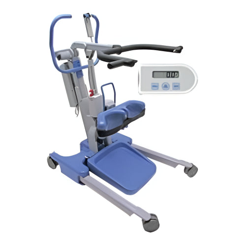 Hoyer Journey Patient Stand Aid with Folding Design and Adjustable Cowhorn  for Safe Transfers