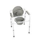 Graham-Field Lumex 3-in-1 Folding Commode, Steel Frame and Bedside Safety Frame, Case of 4