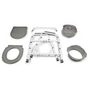 Graham-Field Lumex 3-in-1 Folding Commode, Steel Frame and Bedside Safety Frame, Case of 4