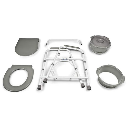 Graham Field 3-in-1 Steel Folding Commode, Case of 4