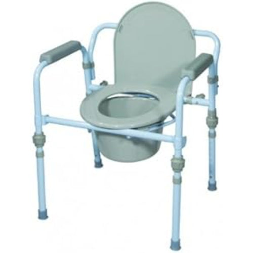 Drive Medical Commode Folding Steel, 3-in-1 Non-Retail Carton ...