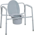 Drive Medical Commode Folding Steel 3-in-1 Competitive Edge Line 4 Casters