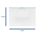 CareBag Commode Pail Liners, Disposable with Super Absorbent Pad for Hygiene, Box of 20