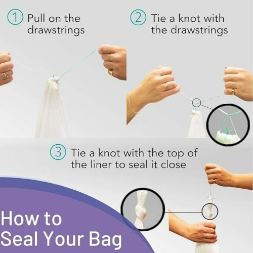 CareBag Men's Urinal Bag with Super Absorb Pad, 20 Per Box