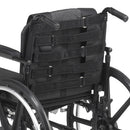 Drive Medical back support with high-density foam and storage pocket for wheelchair use. Moovkart