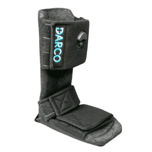 Darco Pneumatic Night Splint for Plantar Fasciitis Heel Pain and Achilles Tendon Support, Black