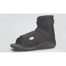 Darco Slimline Cast Boot, black, square toe for cast protection and post-surgery comfort, Moovkart