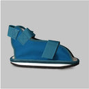 Darco Open Toe Cast Boot X-Large Light Blue side view showing breathable design and secure fit, Moovkart