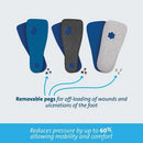 Top view of Darco insole with Poron cushioning for wound care support, Moovkart
