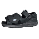 Darco Med-Surg Shoe, Women’s Medium, Black, Square Toe with Rocker Sole for Post-Op Use