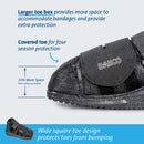 Darco Hi All Purpose Boot, Medium, Closed Toe Shoe Post-Op Support with Rocker Sole