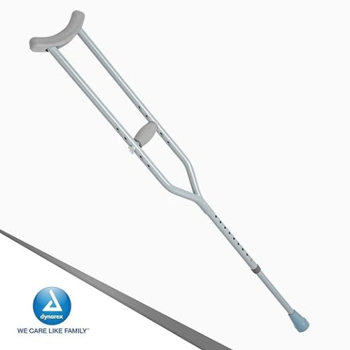 Dynarex Crutches Steel HD Bariatric Tall Adult, Pair
