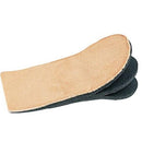 Close-up of suede top PediFix Heel Lift for correcting leg length and easing heel pain, Moovkart