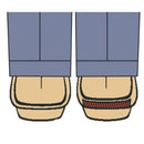 PediFix Adjust A Heel Lift for Leg Length Discrepancy and Heel Pain Relief, Medium