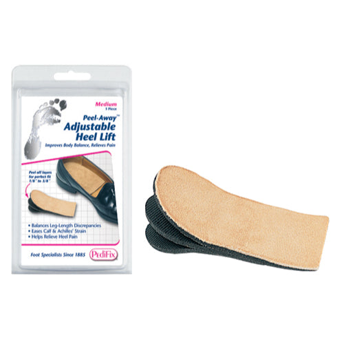 Pedifix Adjust-A-Heel Lift Large showing layered design for customizable heel elevation. Moovkart
