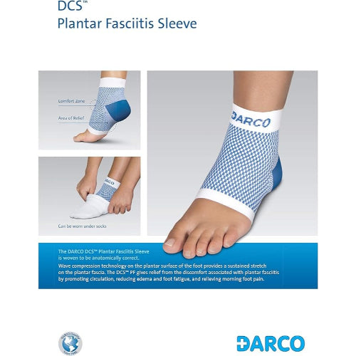 Darco DCS Plantar Fasciitis Blue Sleeve, Large