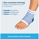 DARCO DCS Plantar Fasciitis Sleeve X-Large featuring anterior ankle Comfort Zone for reduced binding. Moovkart