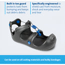 Side view of Darco Cast Shoe showing EVA unibody design for shock absorption and durability, Moovkart