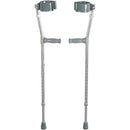 Drive Medical Adjustable Forearm Crutch with ergonomic arm cuff, vinyl hand grips, and extra-large tips for enhanced stability and comfort, Moovkart