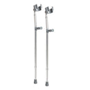 Drive Medical Forearm Crutches, Adult, Adjustable 21 - 30 Inches, Ergonomic Arm Cuffs