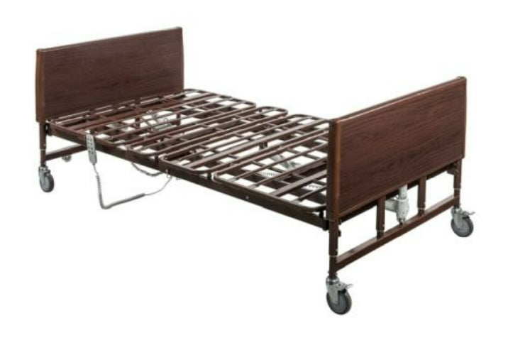 Lightweight Bariatric Homecare Bed, 48 inches wide by 80 inches long